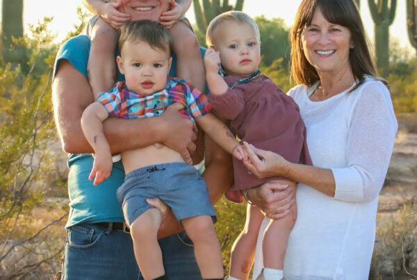 Picture of fiancial advisor, Mary Kenny Ewasyshyn, and her family.